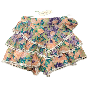 NWT CELLECCI MULTI COLOR FLORAL SHORTS